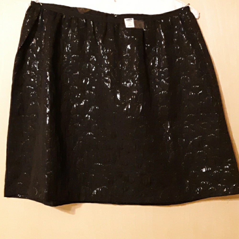 Brocade black dressy skirt. Size 10
